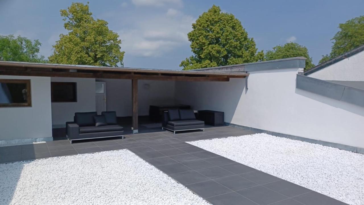 Ferienwohnung Mit Kamin Und Traumhafter Dachterrasse Mit Weitblick In Die Natur Neu Gaarz Zewnętrze zdjęcie