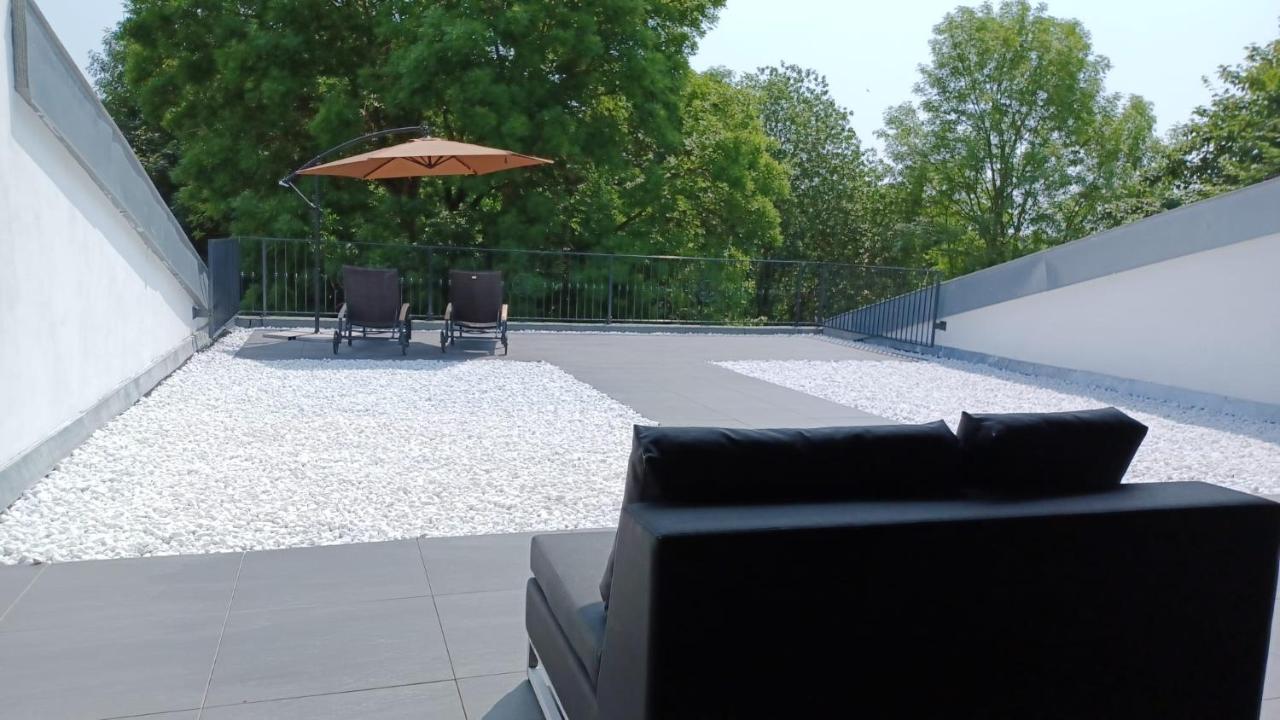 Ferienwohnung Mit Kamin Und Traumhafter Dachterrasse Mit Weitblick In Die Natur Neu Gaarz Zewnętrze zdjęcie