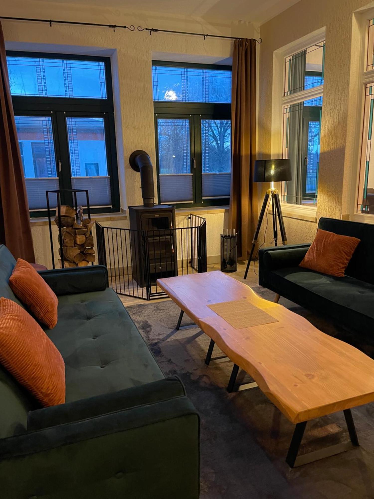 Ferienwohnung Mit Kamin Und Traumhafter Dachterrasse Mit Weitblick In Die Natur Neu Gaarz Zewnętrze zdjęcie